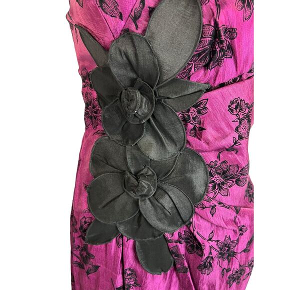 Sequin Hearts Purple Black Strapless Prom Dress Bodycon Formal 7 - Picture 9 of 12